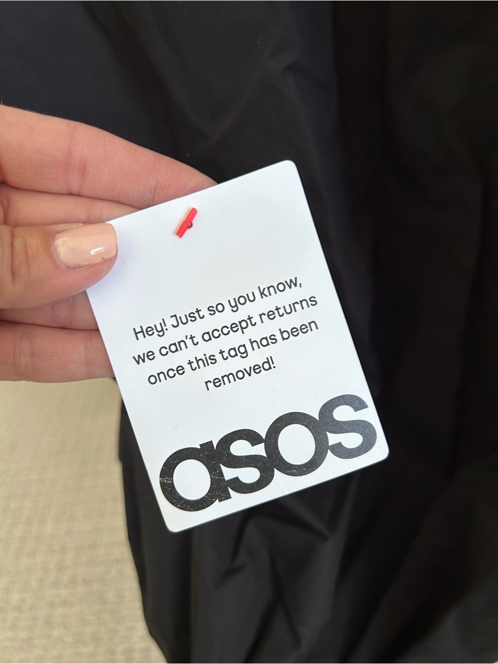 ASOS DESIGN balloon leg strappy jumpsuit in black Women’s size 12 Adjustable NWT - Picture 10 of 10